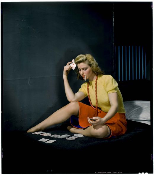 Donna in cella, che gioca a solitario, 1950 ca George Eastman House, New York, USA
